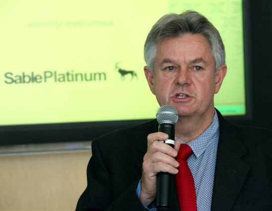 James's Speech at the Sable Platinum Listing